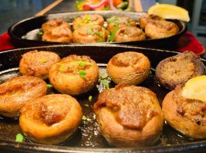 Stuffed Button Mushrooms